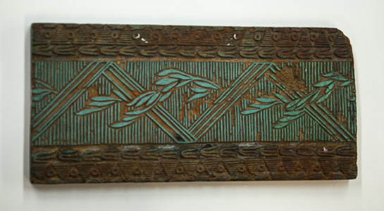 carved wood block 